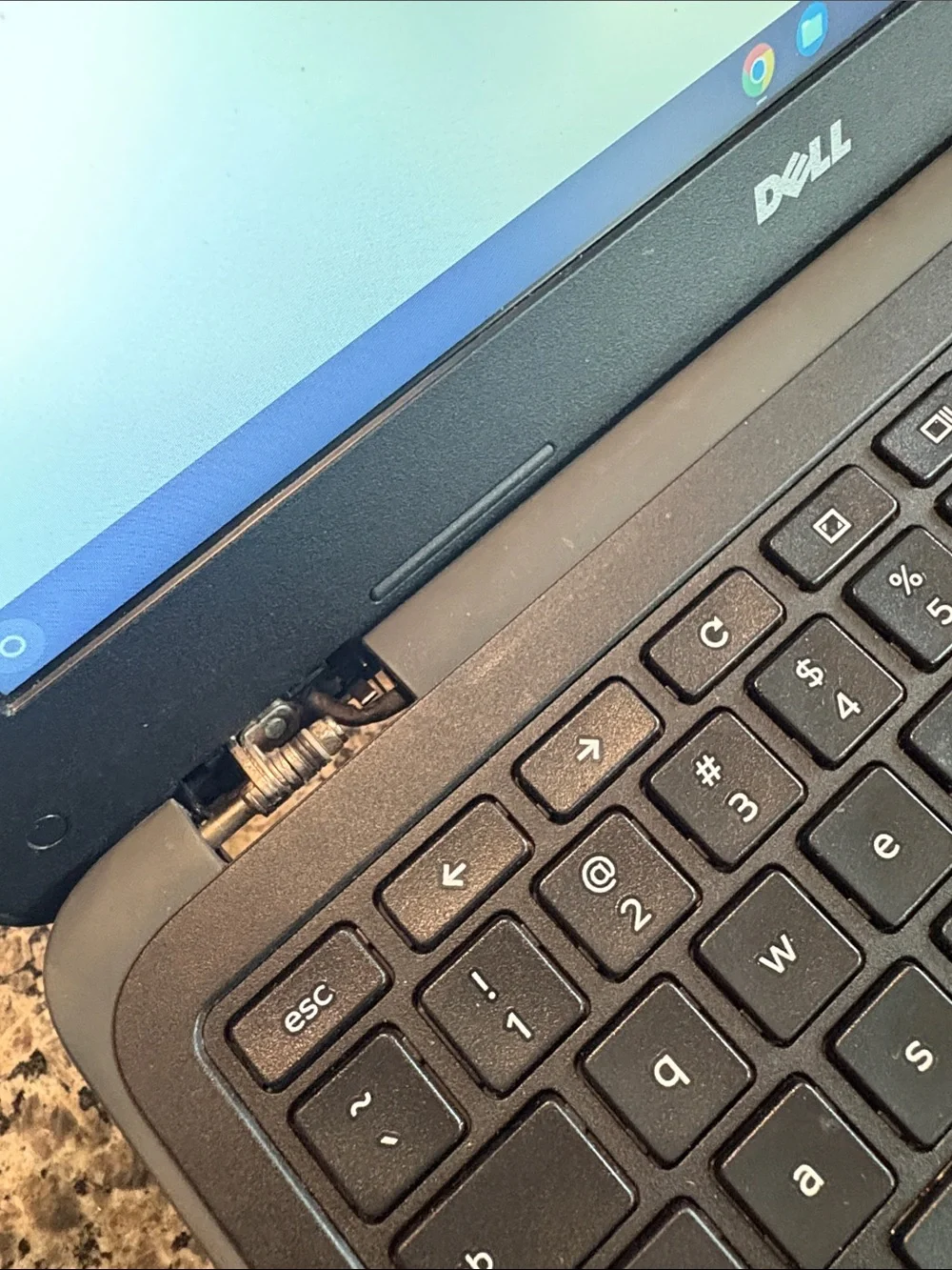 Dell Black Chromebook Laptop with Charger